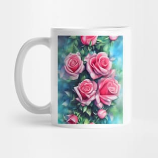 Wake Up & Smell the Pink Roses Mug